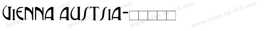 Vienna Austsia字体转换
